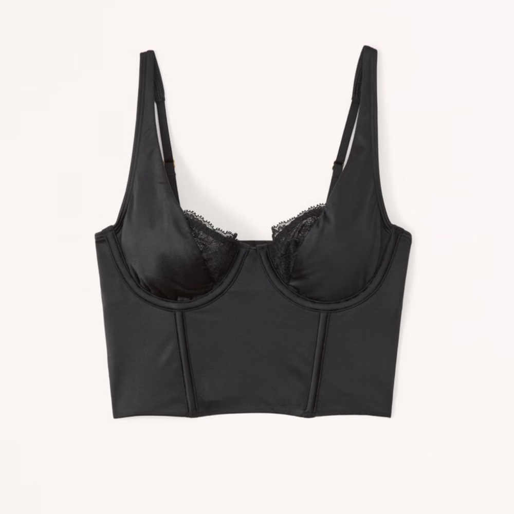 Abercrombie & Fitch Brand Women’s Lace and Satin Balconette Corset. Brand new.